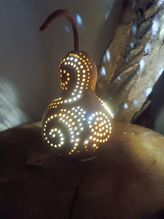 Lampe calebasse